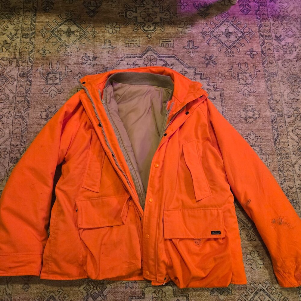 VINTAGE Woolrich Rugged hunting coat, Mens XL